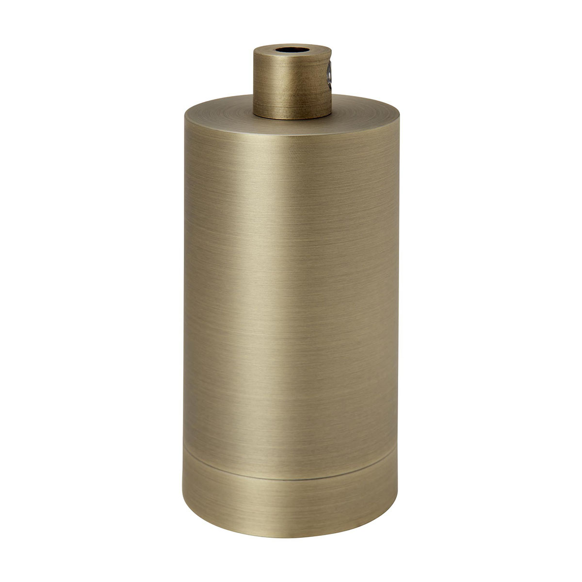 Lampenfassung E27 Aluminium Metallic patiniert Lampenfassung E27 Aluminium Metallic patiniert