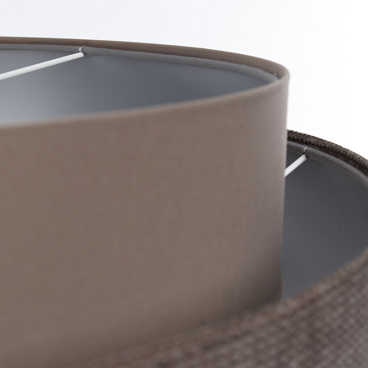 Pendelleuchte Doblo, Ø: 60 cm, Braun, Silber