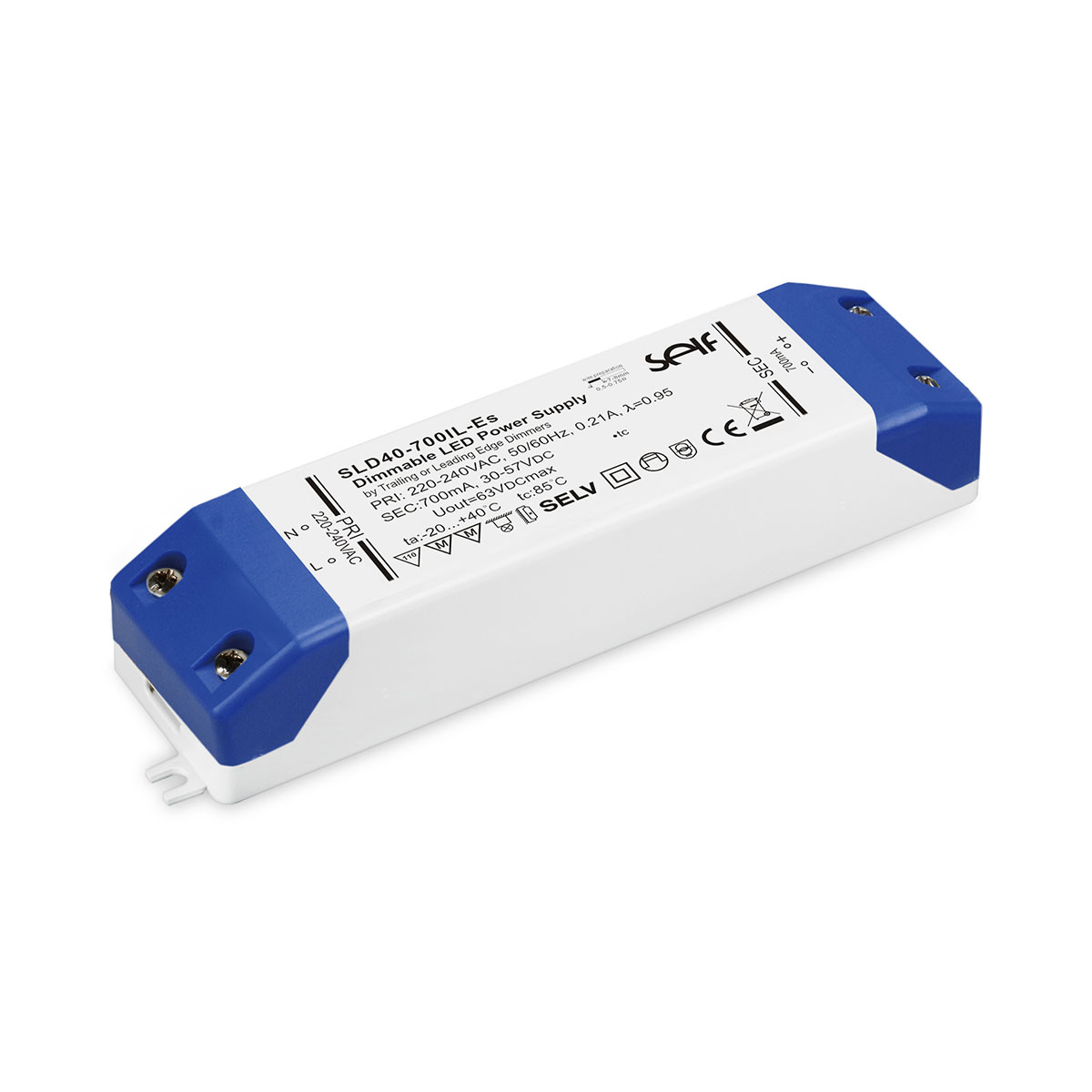 LED-Treiber, SLD40-700IL-ES, Phasenan-/ abschnitt LED-Treiber, SLD40-700IL-ES, Phasenan-/ abschnitt