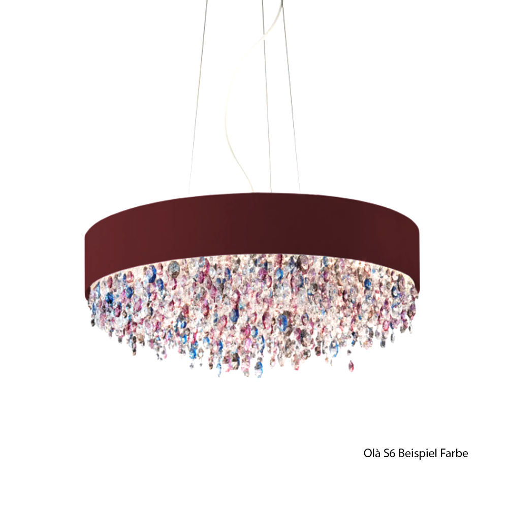 Olà S2 15 Pendelleuchte, Oxidrot, Ø: 15 cm, LED-Modul