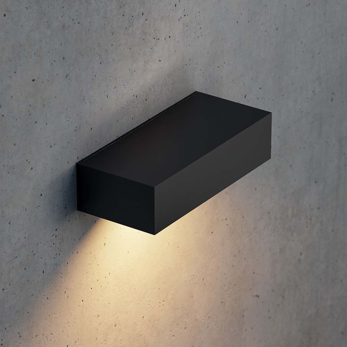 IP44.de iem.2 X down Wandleuchte, H: 4,5 cm, T: 8,2 cm Cool Brown Phasenabschnittdimmer