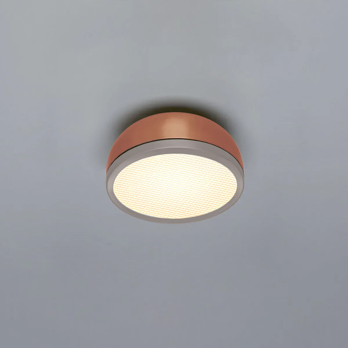 Molly 556.72 Wand - Deckenleuchte Ø: 20 cm, Kupfer, Sandgrau