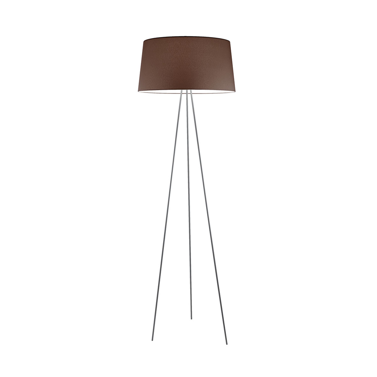 Tripod Floor Stehleuchte, H: 175 cm, Mokka