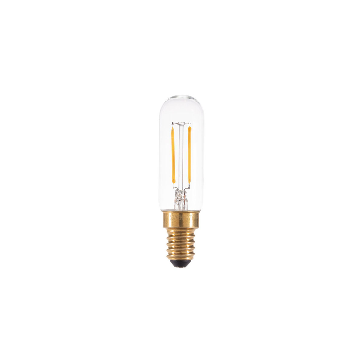 Tube T25 LED filament 2W E14 2700K 230lm clear dimmbar