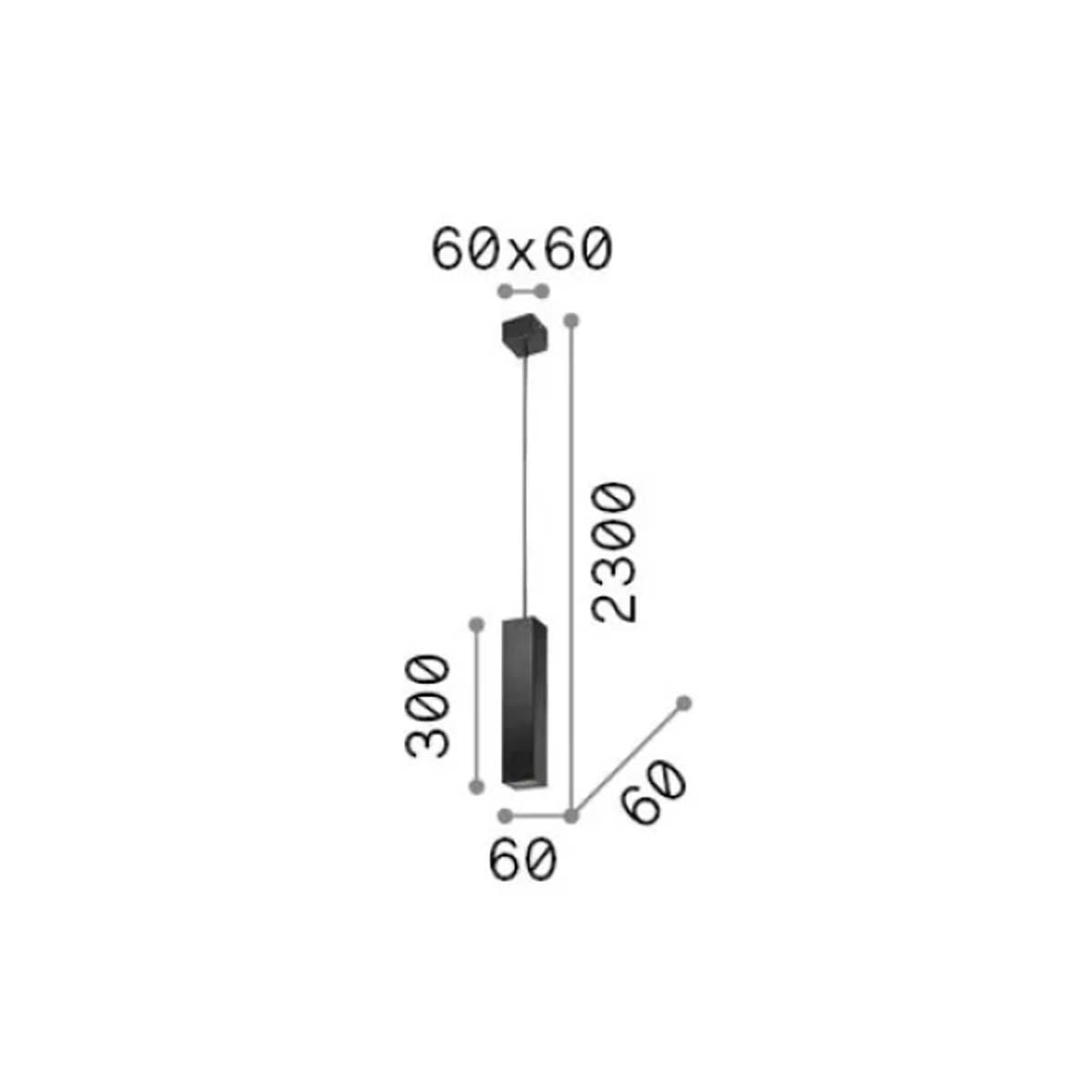 Sky SP1 Pendelleuchte, B: 6 cm, L: 6 cm, Weiß Sky SP1 Pendelleuchte, B: 6 cm, L: 6 cm, Schwarz