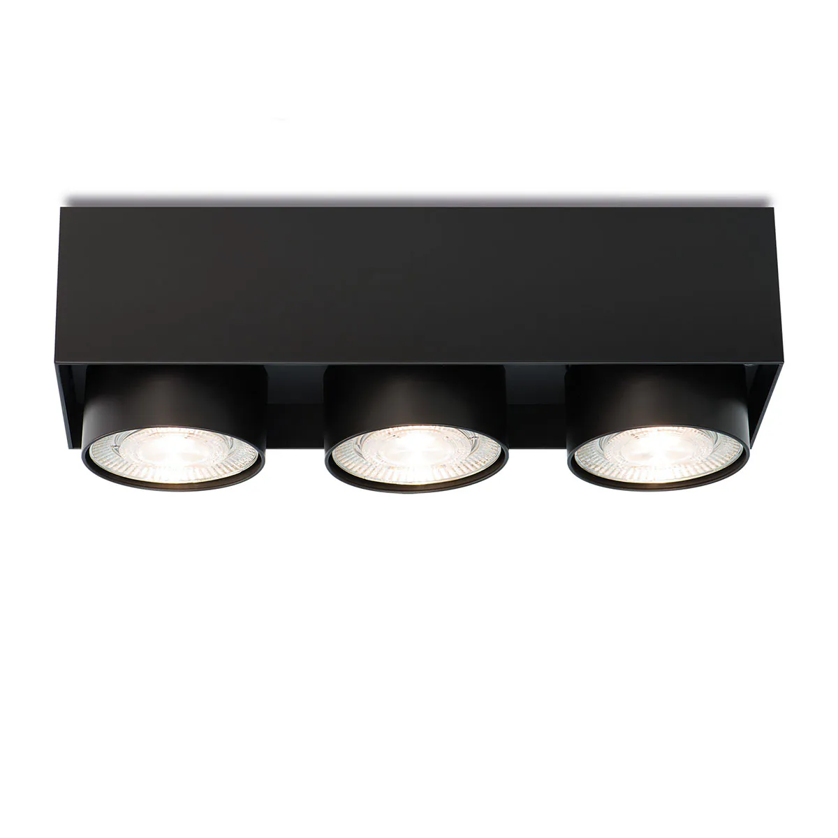 Wittenberg 4.0, wi4-ab-3e-hb Aufbaustrahler, Schwarz matt, Warmweiß 3000K, Flood 38°, Bluetooth