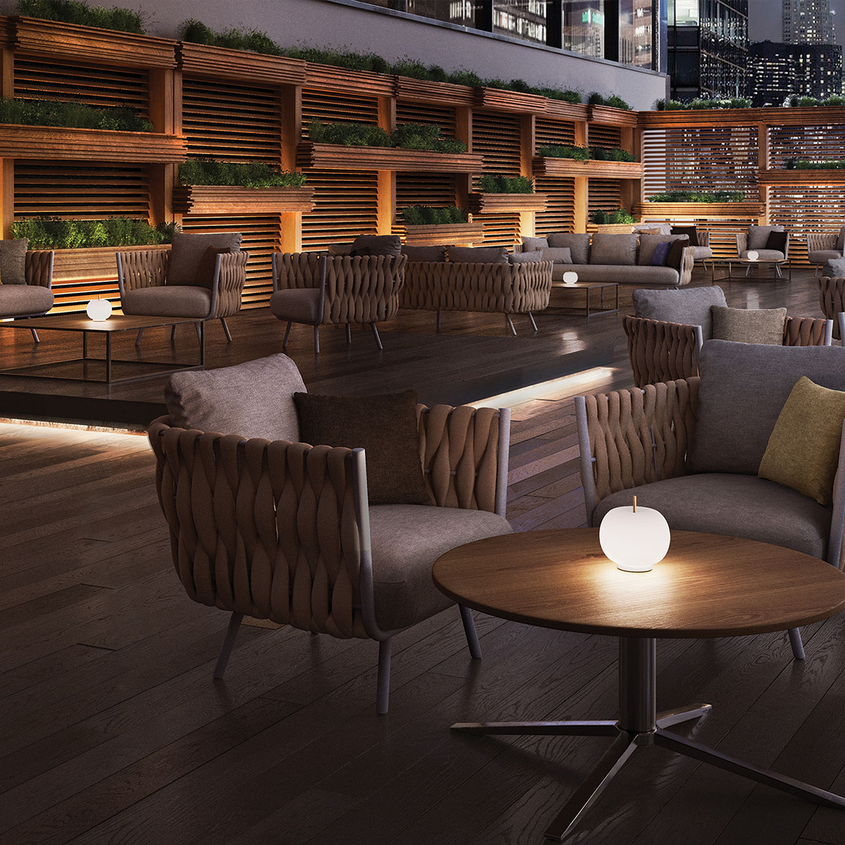 Kushi 16 Mobile Akku Tischleuchte, Ø: 16 cm, H: 17 cm, Schwarz Kushi 16 Mobile Akku Tischleuchte, Ø: 16 cm, H: 17 cm, Kupfer