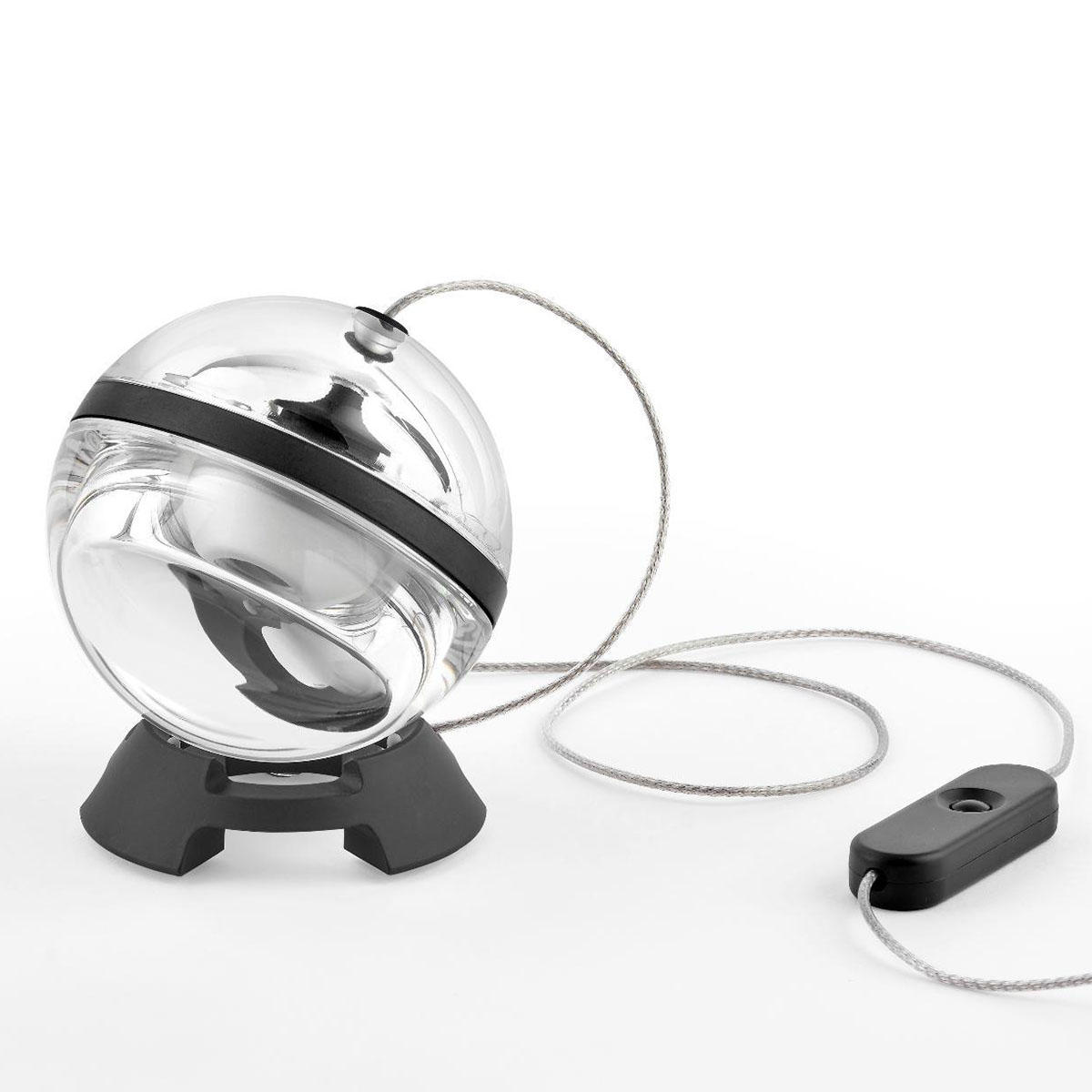 Limbus Eye Body Tischleuchte, Ø: 12 cm, Schwarz eloxiert, Extra-Warmweiß 2700K