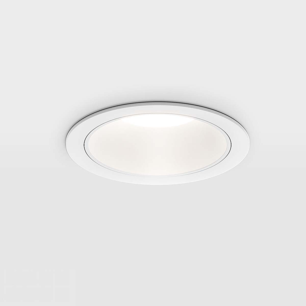 suq.3 Einbaustrahler, Ø: 8 cm, H: 7,7 cm, Weiß