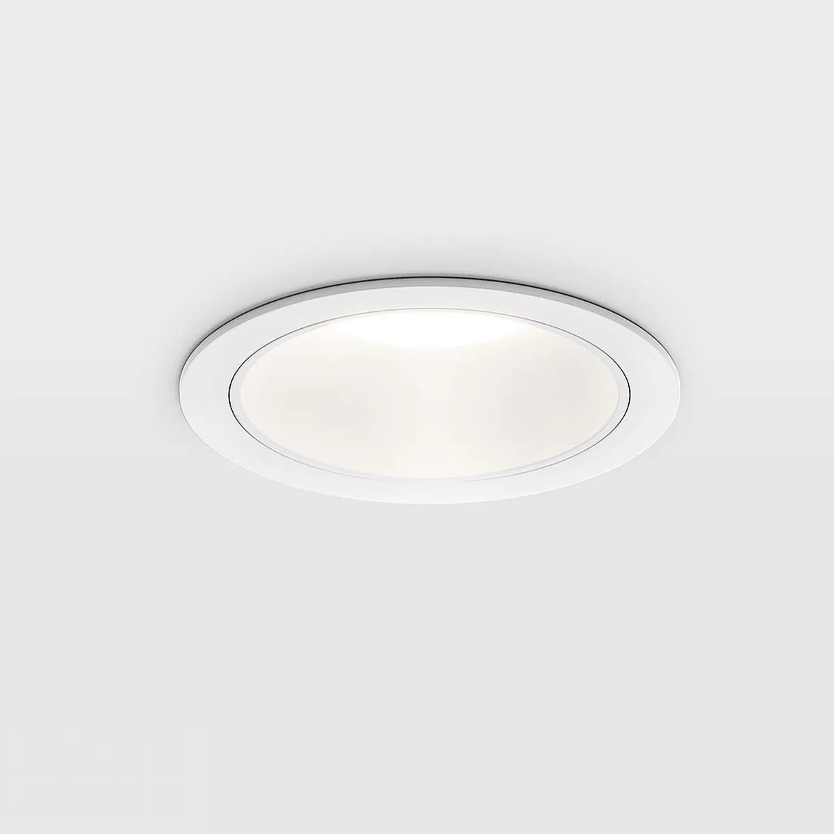 suq.3 Einbaustrahler, Ø: 8 cm, H: 7,7 cm, Weiß