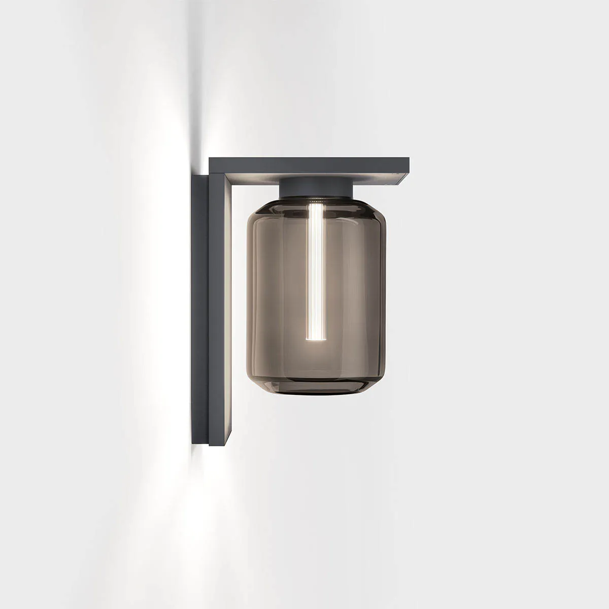 Außen Wandleuchte moderne Laterne in anthrazit