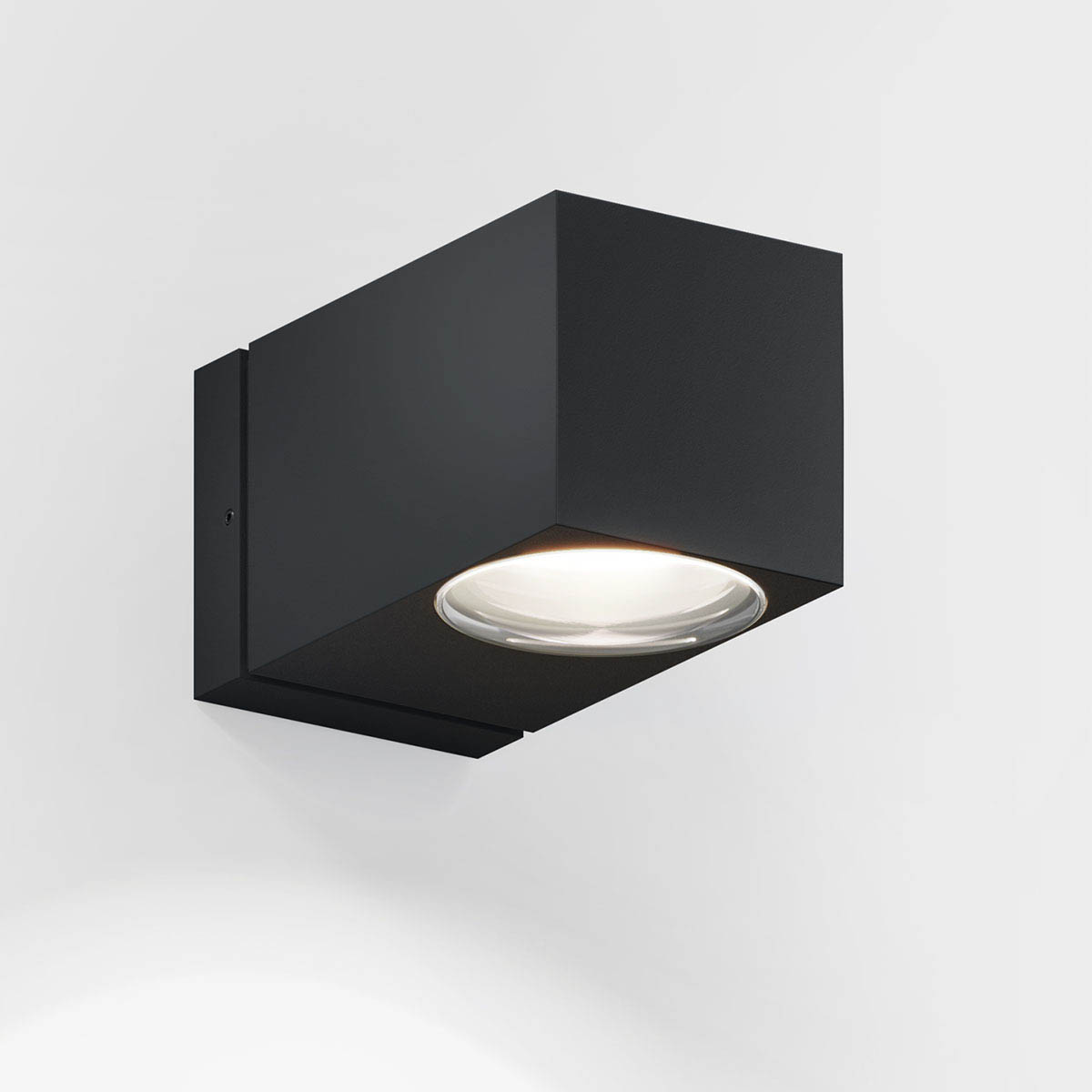 como one Wandleuchte, H: 7,45 cm, B: 6,8 cm, Deep Black