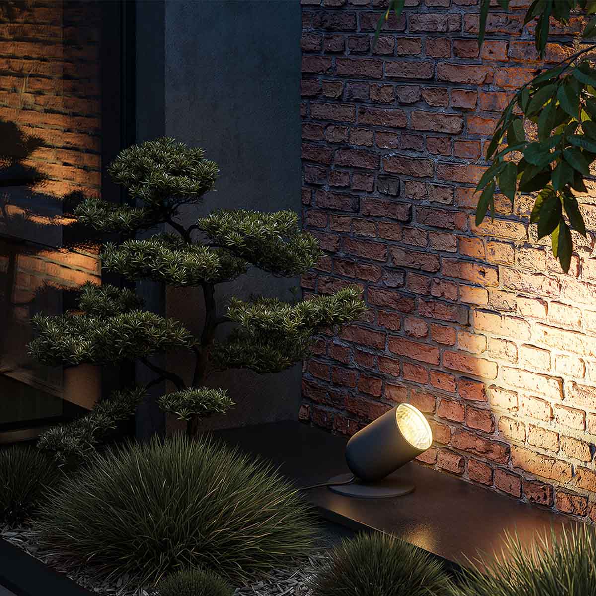 IP44.de bik.4 base Bodenleuchte, Connect, H: 21,2 cm bik.4 base Bodenleuchte, Connect, H: 21,2 cm, Anthrazit Aluminium Glas Bodenleuchten – Außenleuchte, LED für Garten