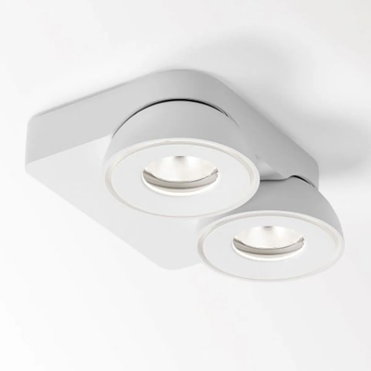 TWEETER M ON 2 93050 DIM8 Aufbaustrahler, L: 16,4 cm, B: 12,8 cm, Weiß, Warmweiß 3000K, 50°