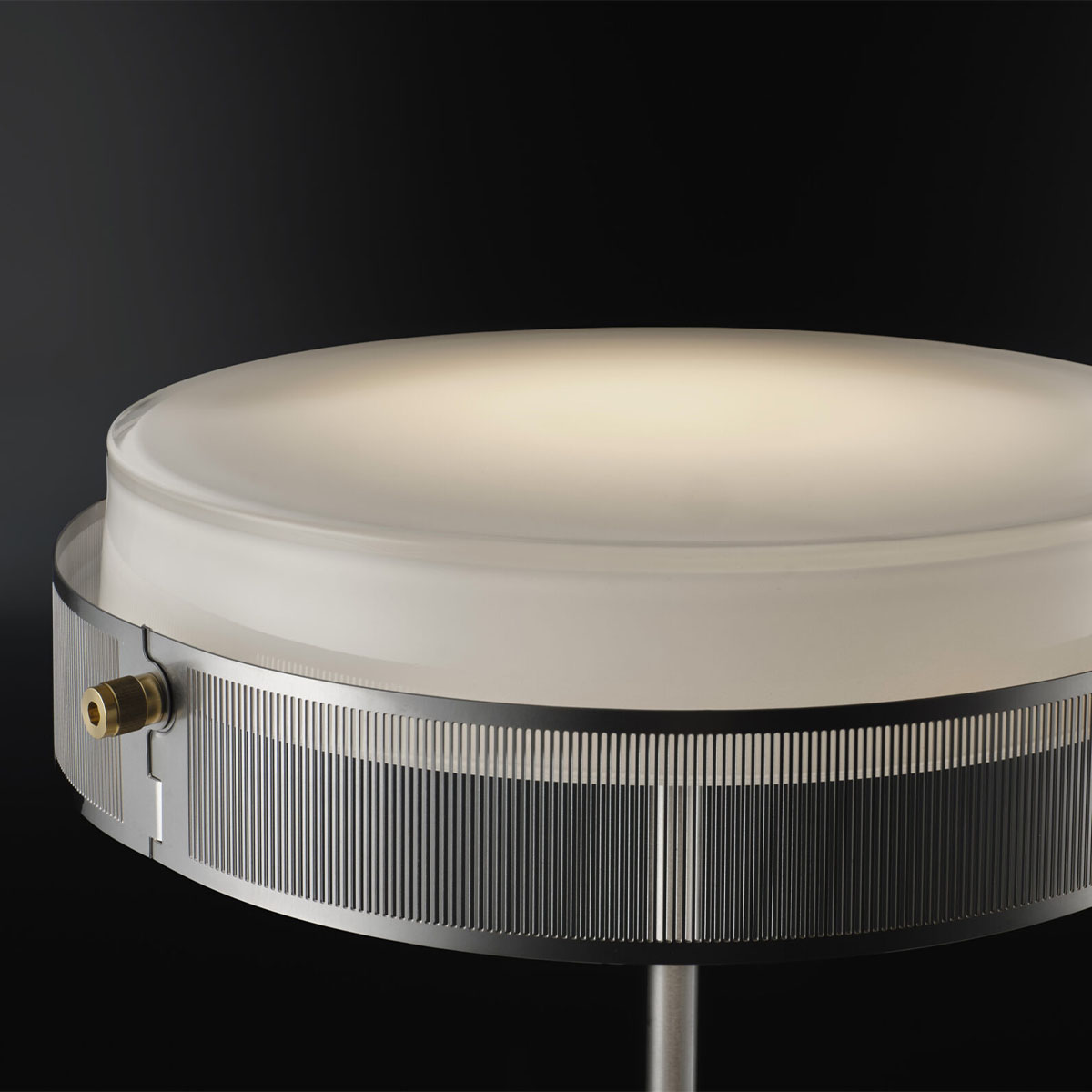 Anima Tischleuchte, H: 45 cm, Gunmetal, Extra-Warmweiß 2700K