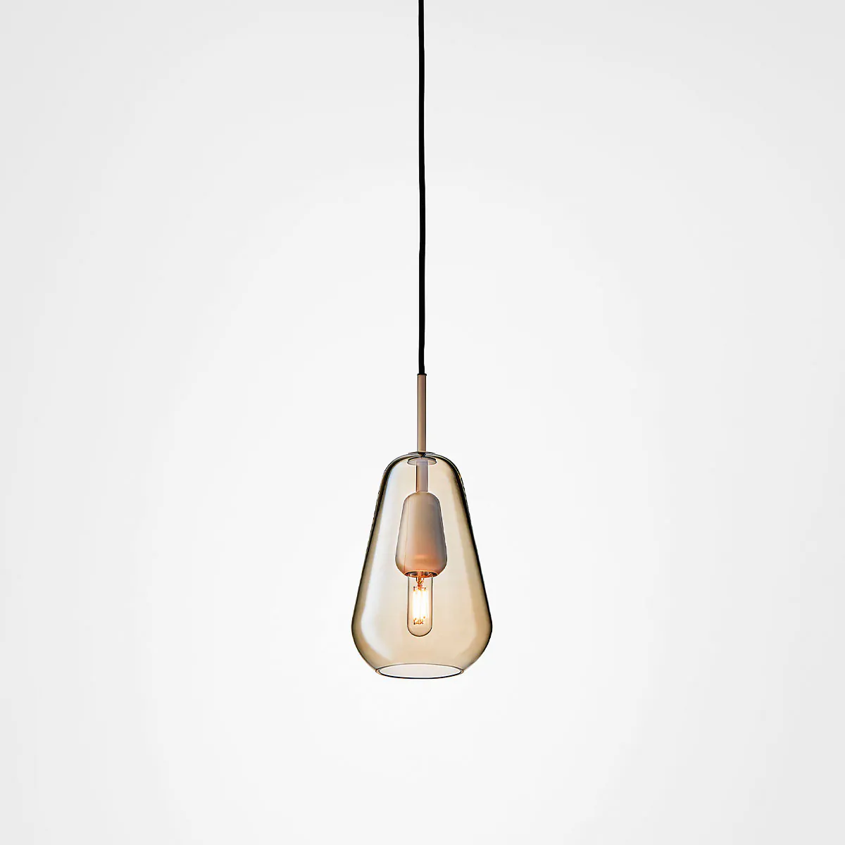 Anoli 1 Small Pendelleuchte, Ø: 16 cm, Gold transparent Anoli 1 Small Pendelleuchte, Ø: 16 cm, Gold transparent