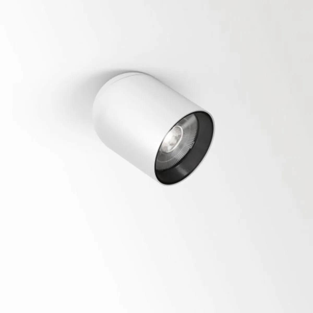 OBIN ON 93036 DIM5 Aufbaustrahler, Ø: 9 cm, L: 11,2 cm, Weiß, Warmweiß 3000K, 36°