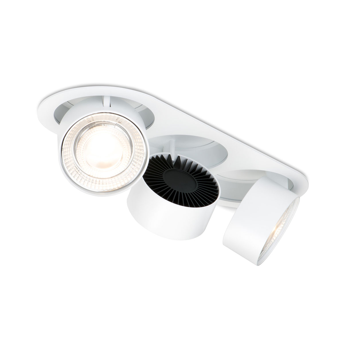 Wittenberg 4.0, wi4-eb-3ov Einbaustrahler, Weiß matt, Warmweiß 3000K, Medium 24°