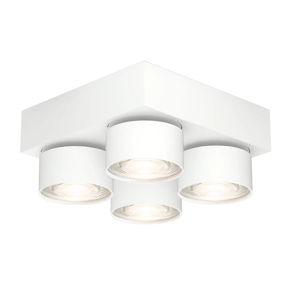 Wittenberg 4.0, wi4-ab-4q Aufbaustrahler, Weiß matt, Warmweiß 3000K, Flood 38°, Bluetooth