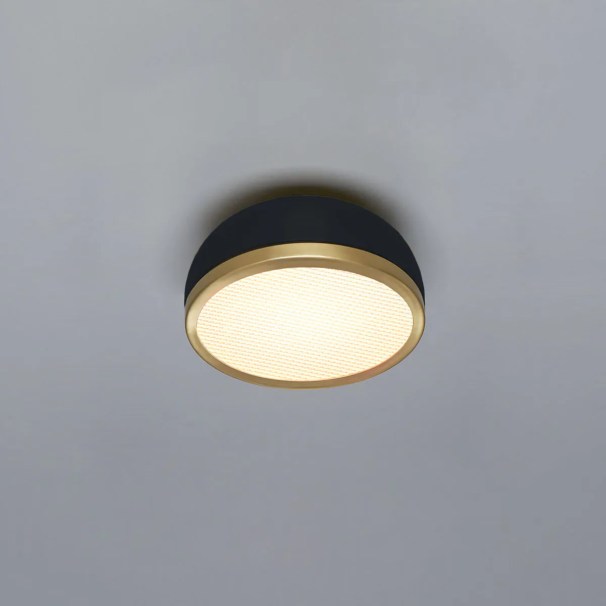 Molly 556.72 Wand - Deckenleuchte Ø: 20 cm, Schwarz, Messing