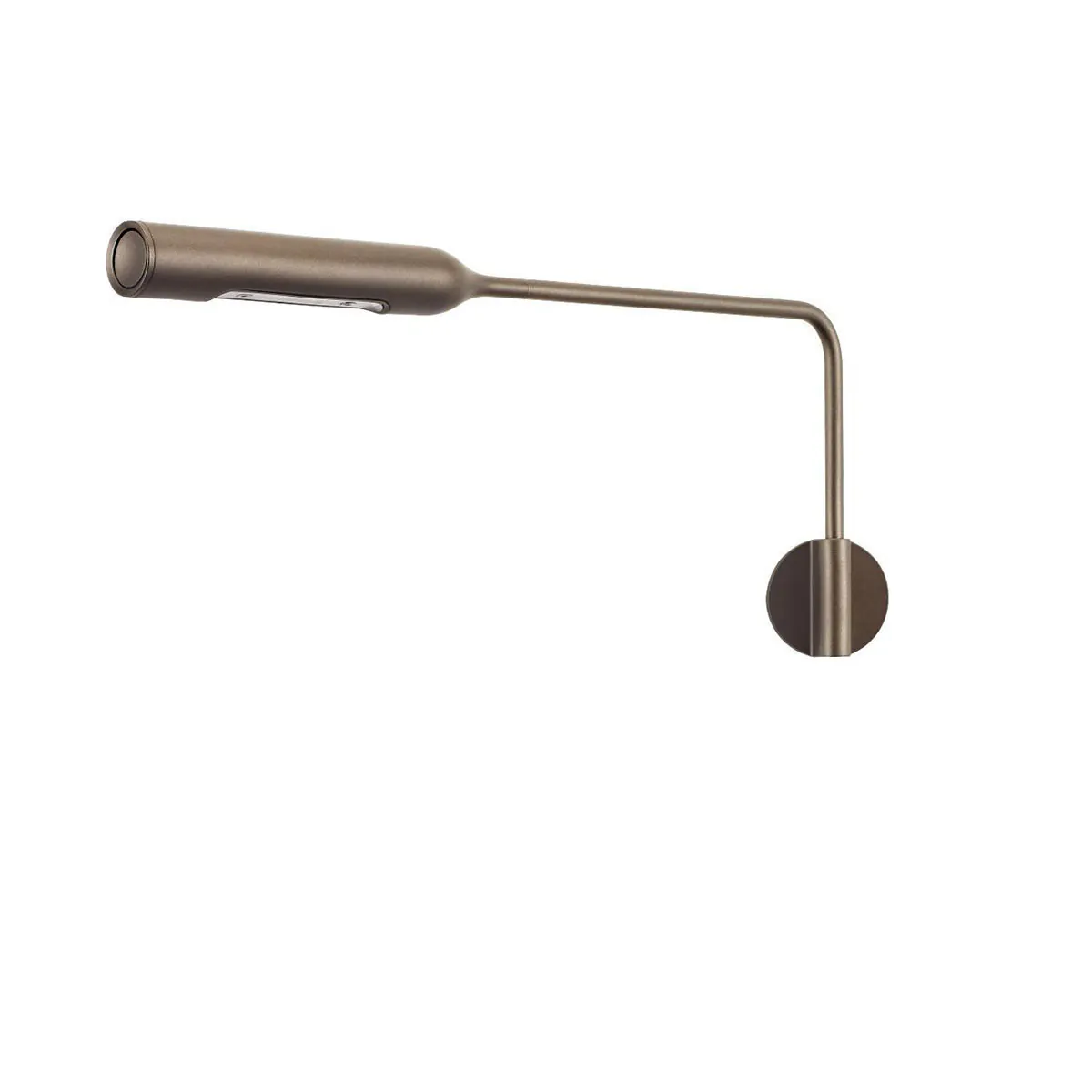Flo Wall M Wandleuchte, Bronze metallic, Extra-Warmweiß 2700K, ohne Kabel
