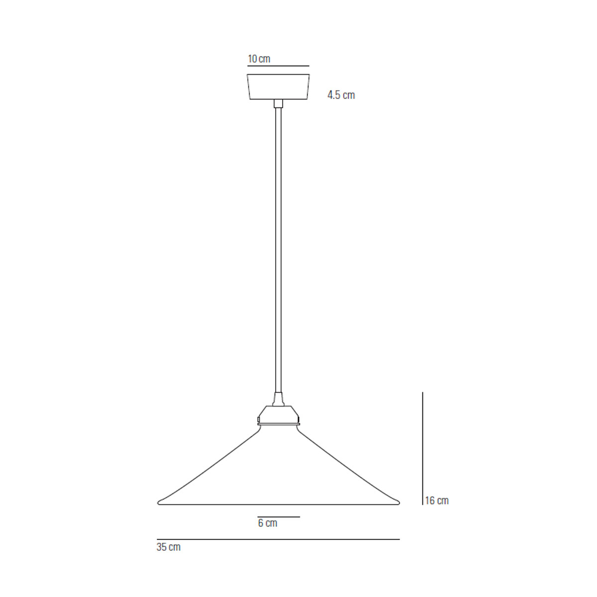 Cobb Large Pendelleuchte, Messing roh Ø: 35 cm