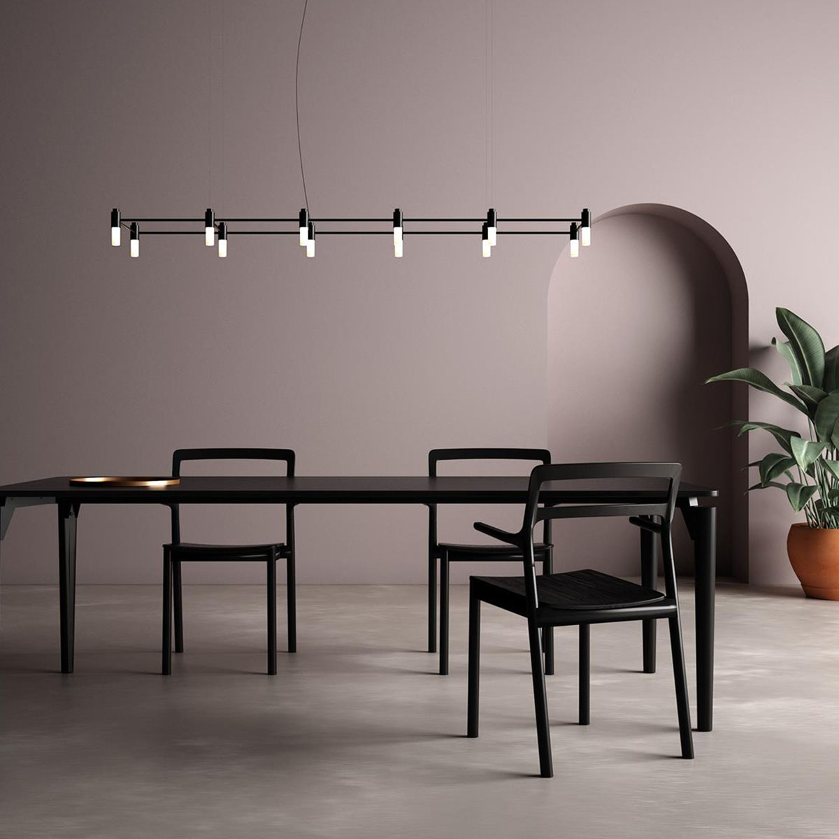 Quadrante 505.12 Pendelleuchte 12-flammig,