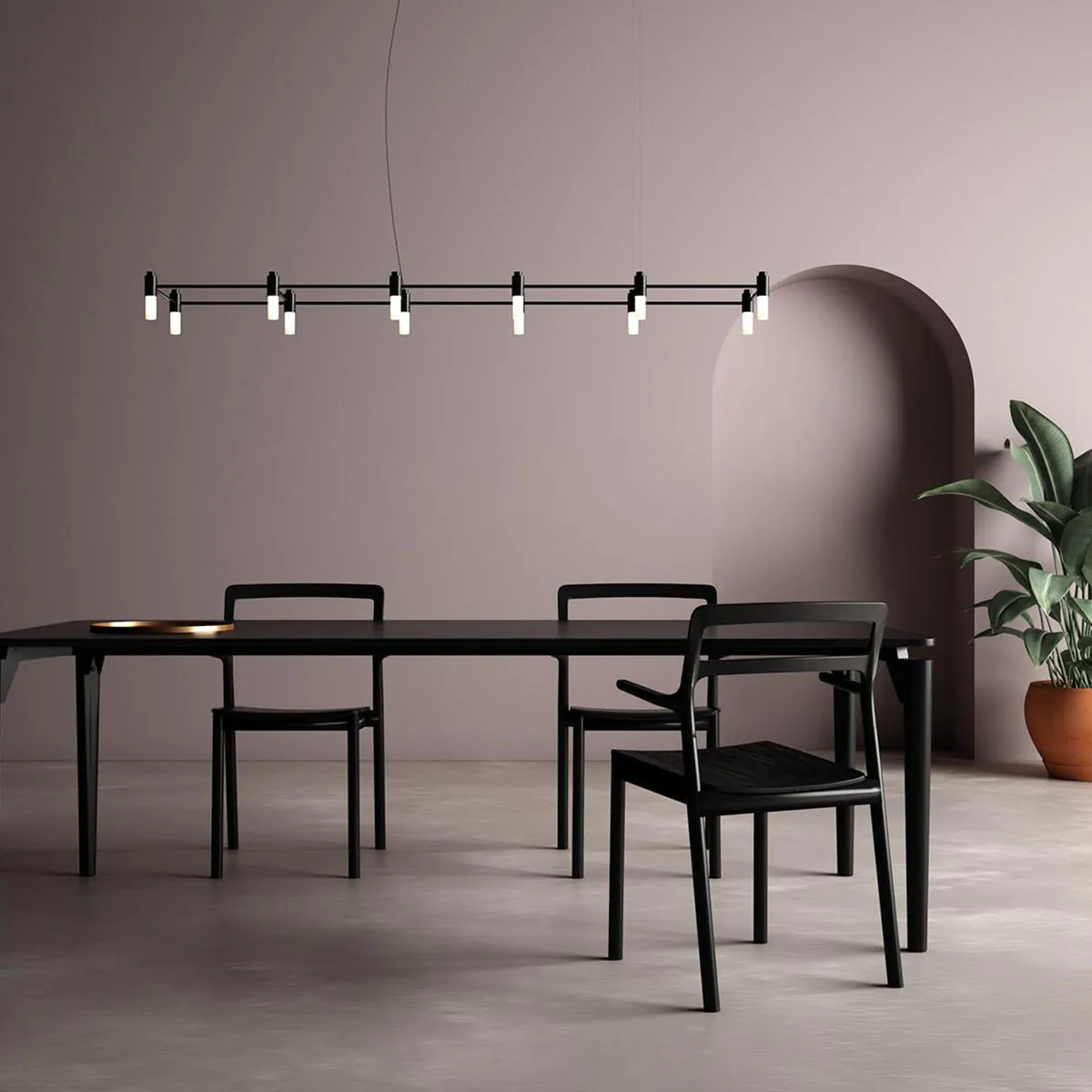 Quadrante 505.12 Pendelleuchte 12-flammig,