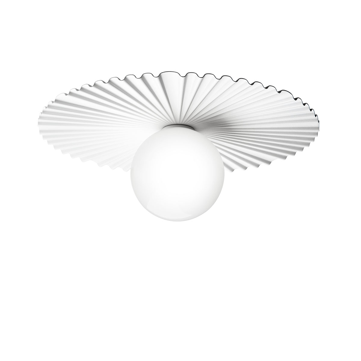 Liila Muuse Medium Wand- und Deckenleuchte, Ø: 42 cm, Weiß