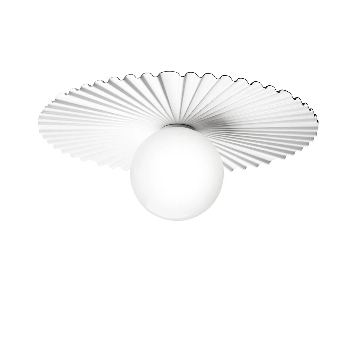 Liila Muuse Medium Wand- und Deckenleuchte, Ø: 42 cm, Weiß