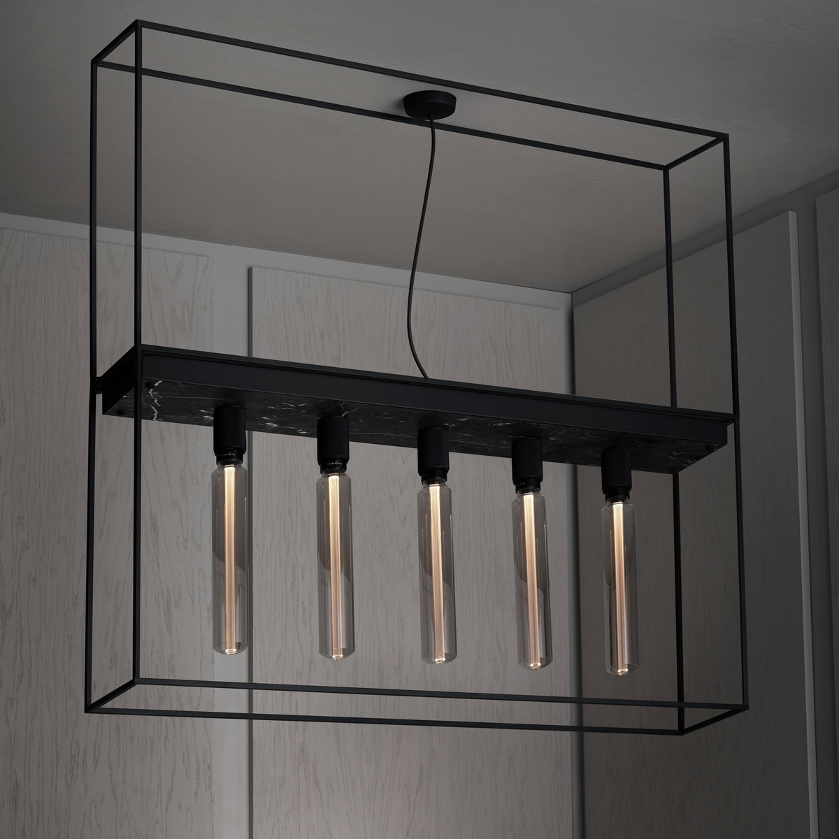 Buster + Punch Caged Ceiling Extension Kit, Schwarz