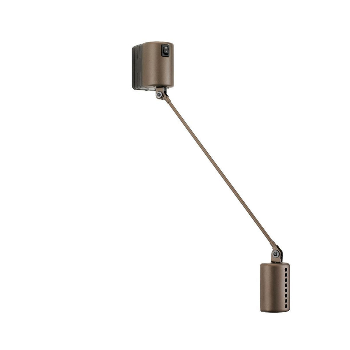 Daphine Parete 35 LED Wandleuchte, T: 35 cm, Bronze metallic, Extra-Warmweiß 2700K