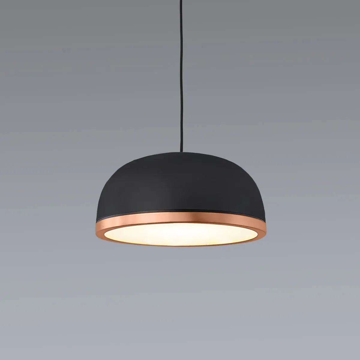 Molly 556.23 Pendelleuchte Ø: 38 cm, Schwarz, Kupfer