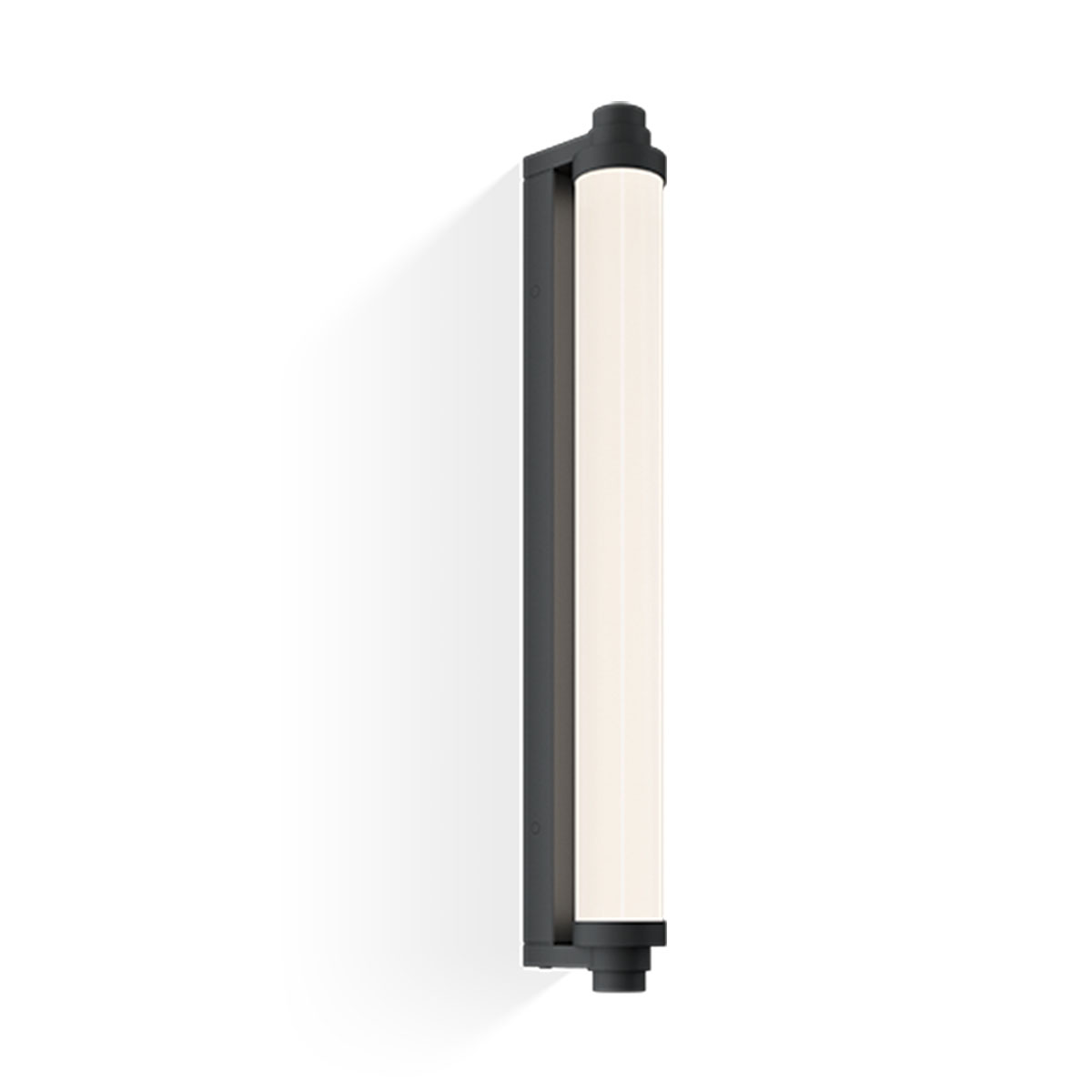 Elegante Badleuchte – Decor Walther Vienna 60 N LED Wandleuchte Bad, Schwarz matt, H: 60 cm