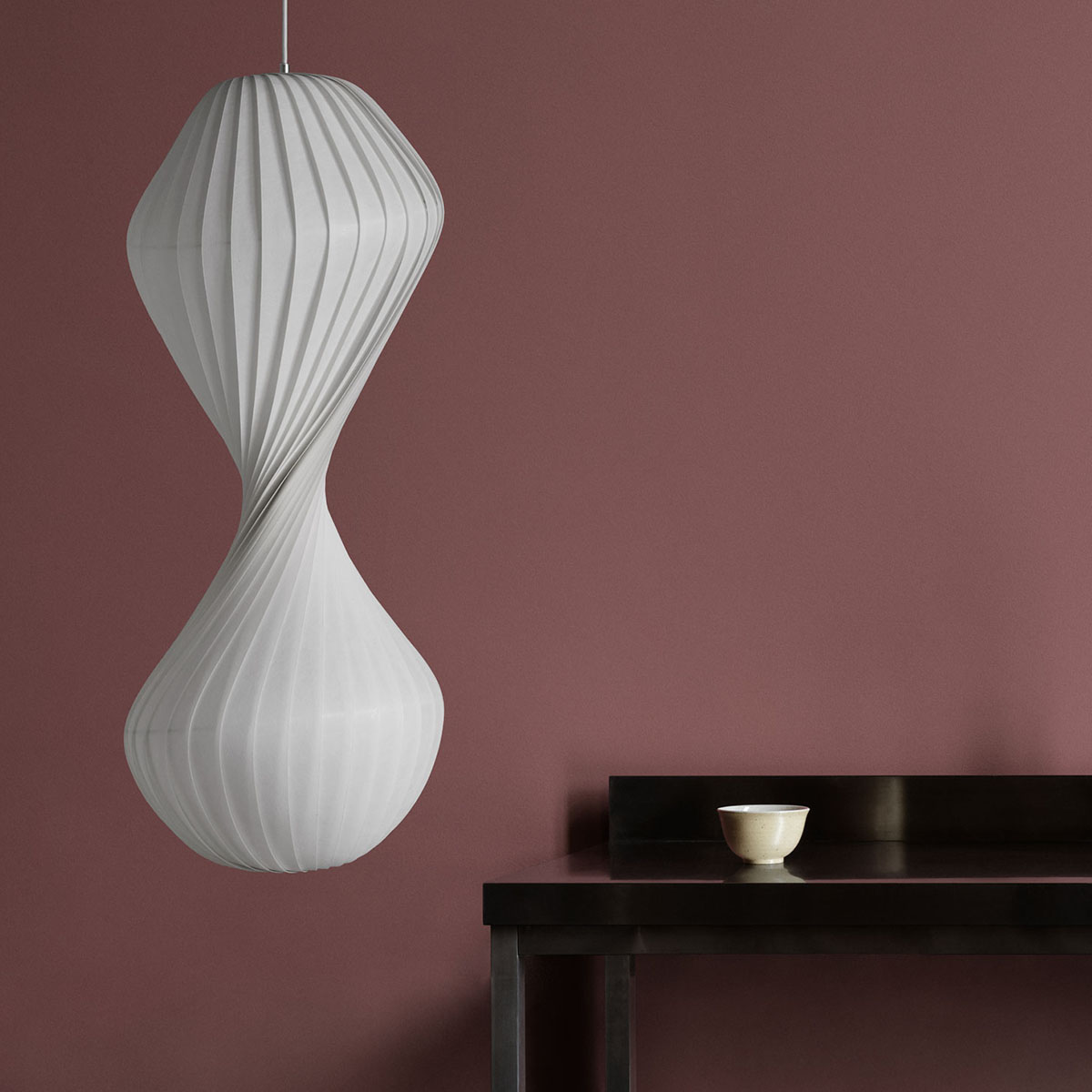 TR32 Pendelleuchte, PC / Vliesstoff, Ø 40 cm, H: 100 cm