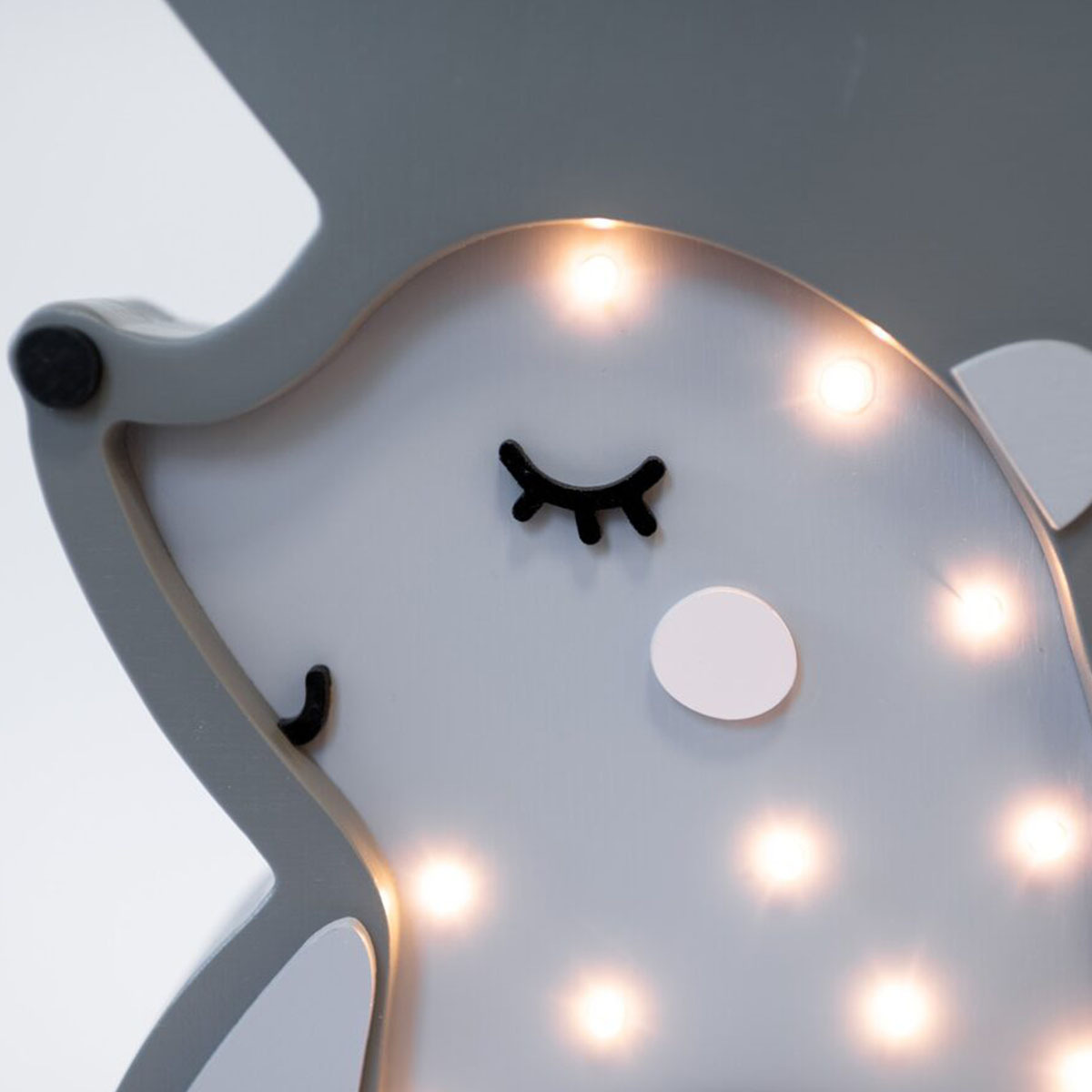 LED Kinder Nachtlicht Igel, aus Holz, handgemacht