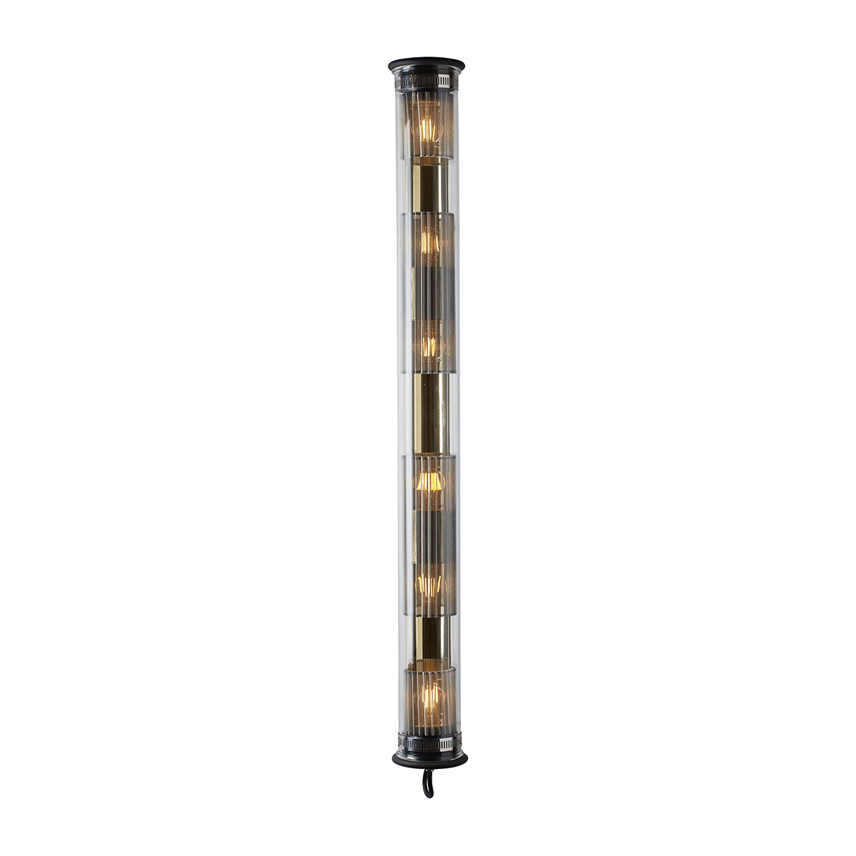 In The Tube 120-1300 Wandleuchte, Gold & Silber, L: 132 cm