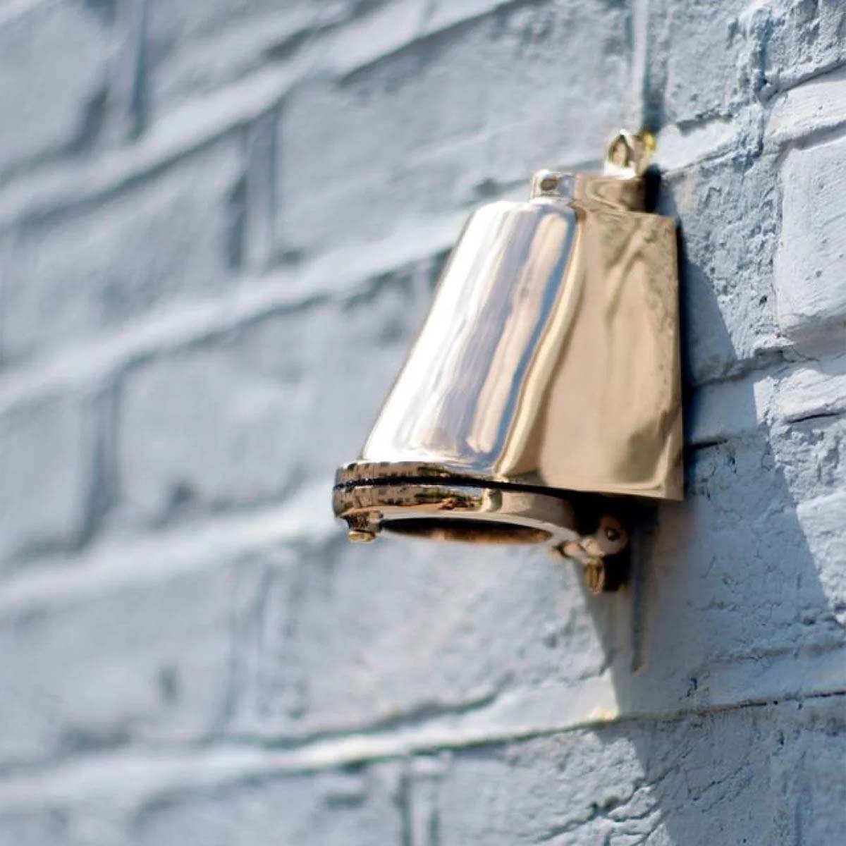 Original BTC Mast LED Wandleuchte, H: 13,9 cm, B: 7,8 cm Sandgestrahlte Bronze