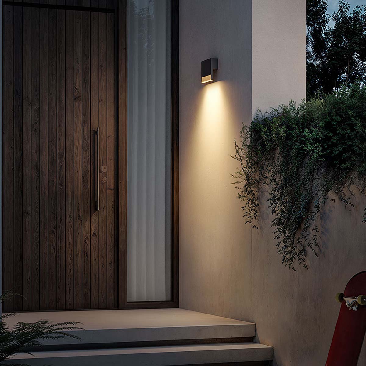 li.2 Wandleuchte, H: 15 cm, T: 5,7 cm, Anthrazit li.2 Wandleuchte, H: 15 cm, T: 5,7 cm, Deep Black