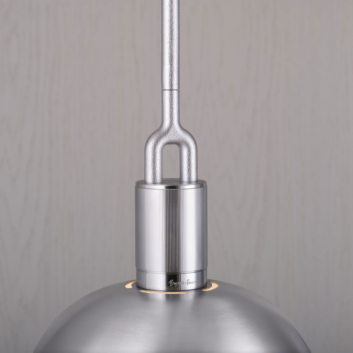 buster-punch-forked-pendant-detail-steel-shade-01 Buster + Punch Forked Shade Pendelleuchte, Medium, Stahl