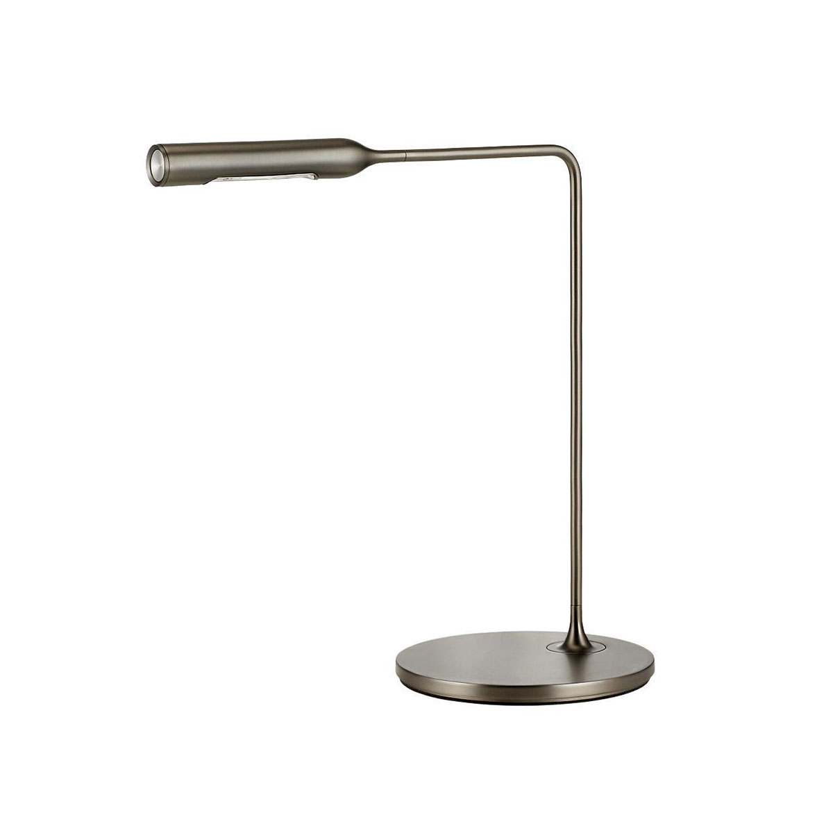 Flo Bedside Tischleuchte, H: 36 cm, Gunmetal, Extra-Warmweiß 2700K