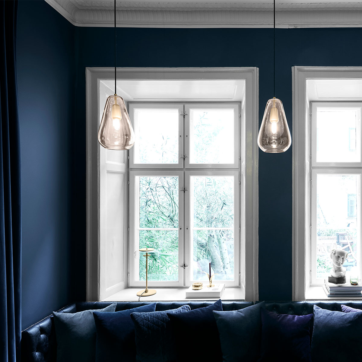 Anoli 1 Medium Pendelleuchte, Ø: 19 cm, Opalglas