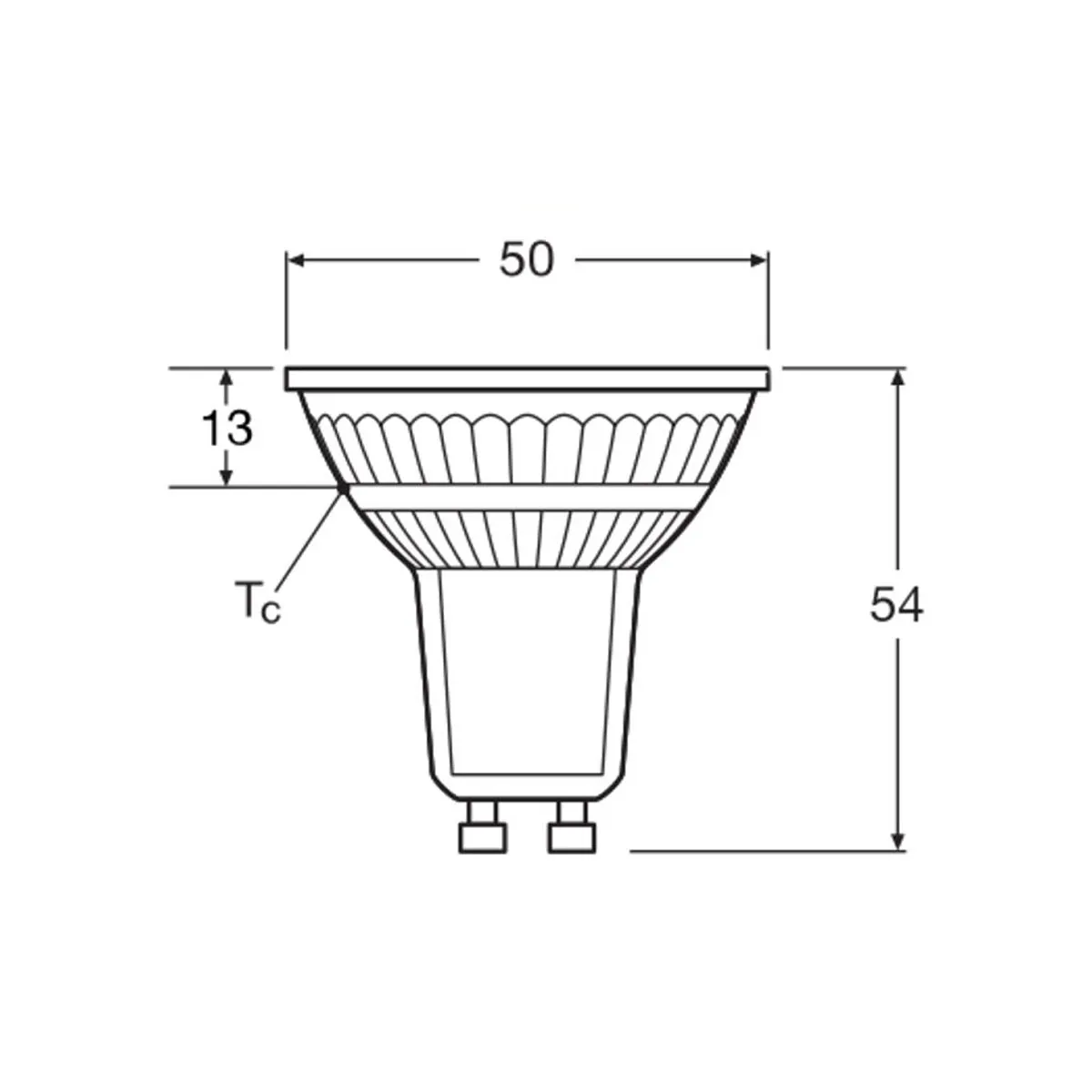 Ledvance Superior Reflektor LED GU10 Spot Klar 4.7W 350lm - 927 Extra Warmweiß dimmbar