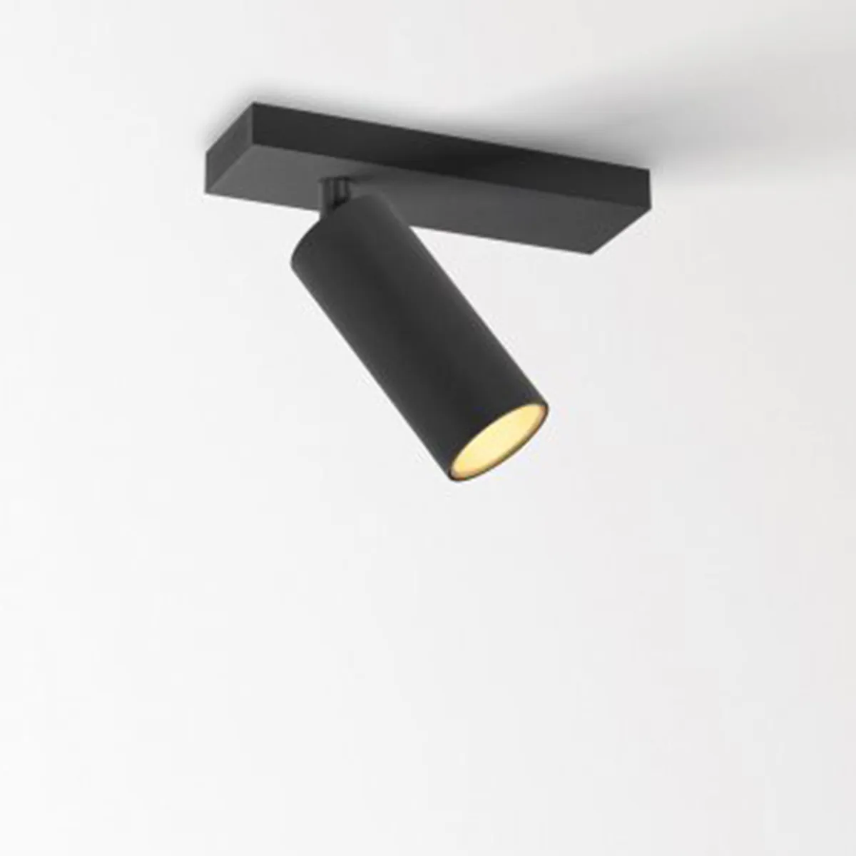 SPY 52 ON 1 93045 DIM8 Aufbaustrahler, Ø: 5,2 cm, L: 12 cm, Schwarz, Warmweiß 3000K, 45°