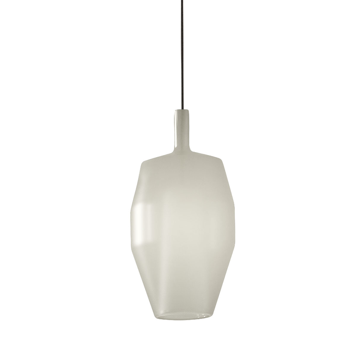 Penta Light Designerleuchte MoM 1602-22 Tall Pendelleuchte Ø: 20 cm Pendelleuchte – mundgeblasenes Glas in Weiß, elegantes Designstück, angenehmer Lichtschein, unterstreicht das Ambiente im Arbeitszimmer, ideal über Esstisch, Küche oder Wohnzimmer
