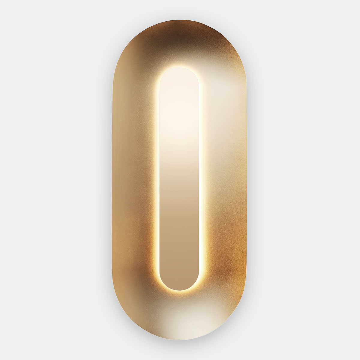 Sasi Large Wandleuchte, H: 65 cm, Messing