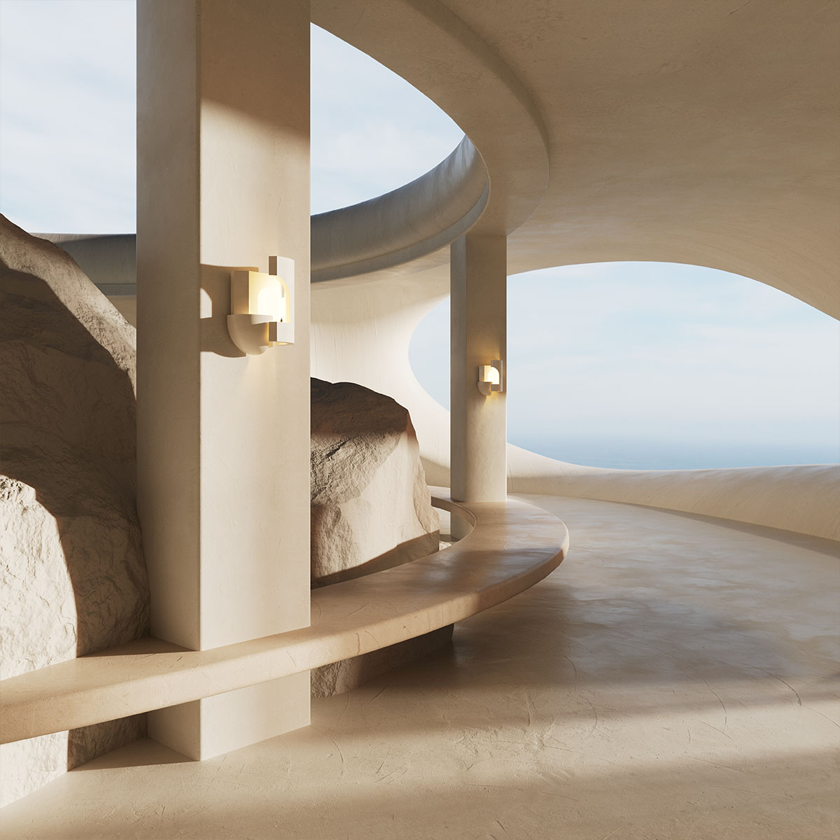 Soul Story 1 Wandleuchte, H: 28,7 cm Weiß – exklusive Designerlampe aus dem Hause DCW Editions passt perfekt in den Treppenaufgang Soul Story 3 Wandleuchte, H: 28,7 cm Weiß & Gold in Weiß Gold – zeitlose Designerlampe des Herstellers DCW Editions für den Flur