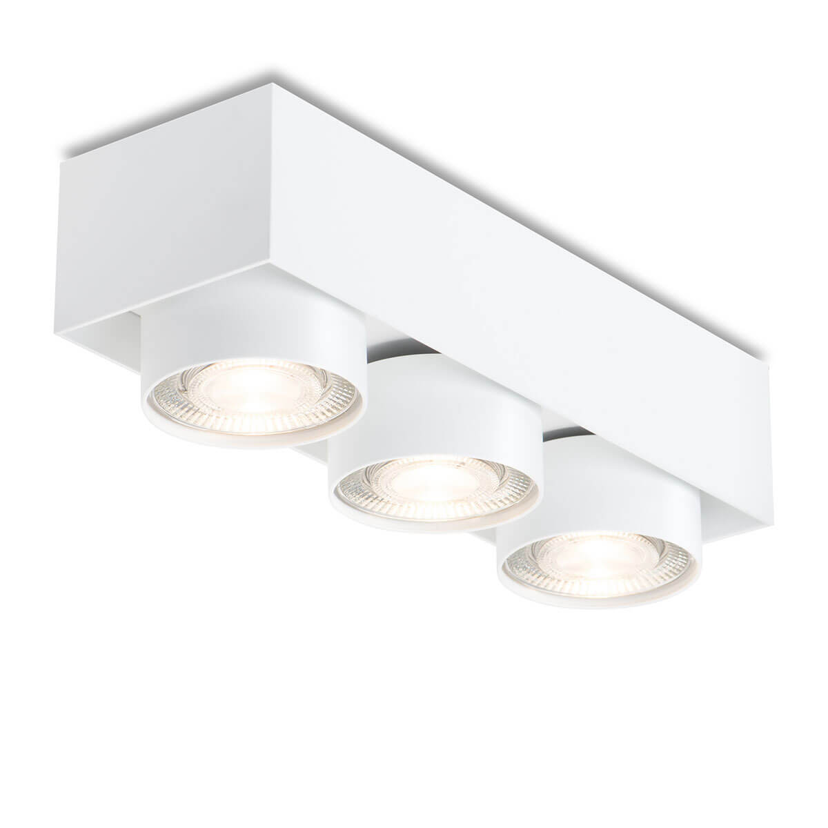 Mawa Design Wittenberg 4.0, wi4-ab-3e-hb Aufbaustrahler, Weiß matt, Warmweiß 3000K, Spot 12°, Bluetooth Mawa Design Wittenberg 4.0, wi4-ab-3e-hb Aufbaustrahler, Weiß matt, Warmweiß 3000K, Spot 12°, Bluetooth