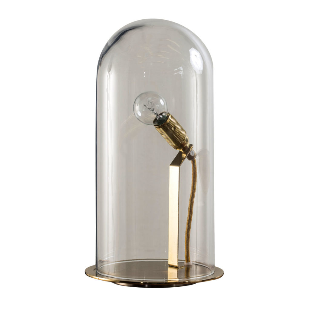 Ebb & Flow SpeakUp S Tischleuchte Ø 18 cm, H 33 cm SpeakUp S Tischleuchte Ø 18 cm, H 33 cm, Clear Tischleuchten – Ambiente Beleuchtung, stimmungsvolles Licht für Wohnzimmer