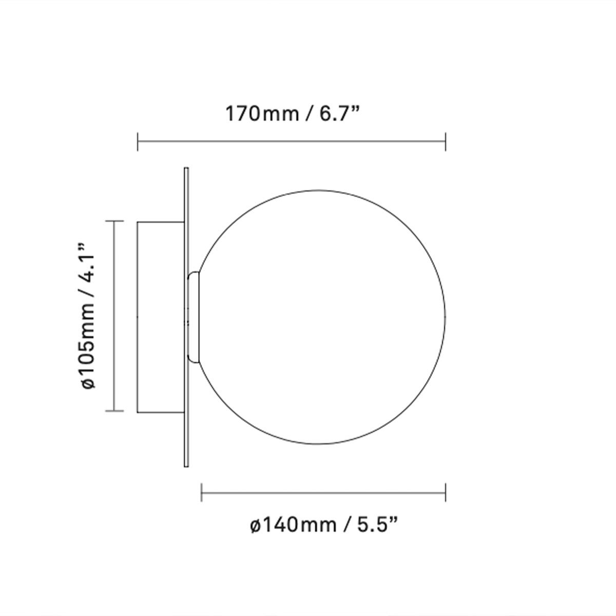Liila Outdoor Wandleuchte, B: 16,5 cm, H: 16,5 cm, Schwarz, Glas transparent Liila Outdoor Wandleuchte, B: 16,5 cm, H: 16,5 cm, Dunkelbronze, Opalglas